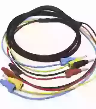 4mm Retractible Stackable Banana Plug Lead 4 Colour, 2m